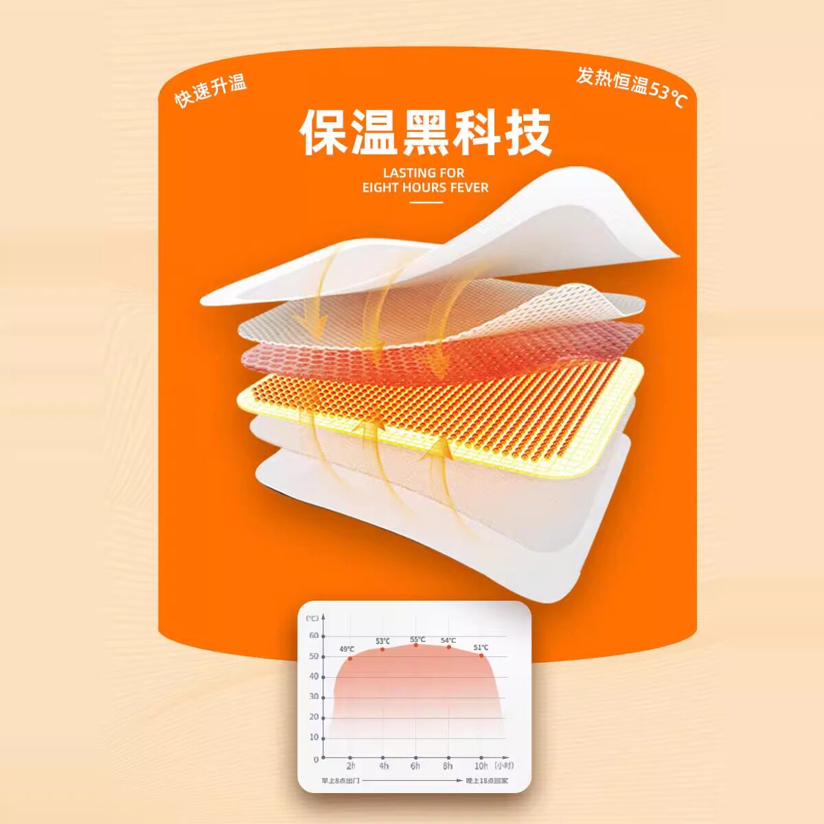 官方正品/暖贴宝宝贴自发热女宫保暖身贴寒宫暖宝热敷暧热帖001