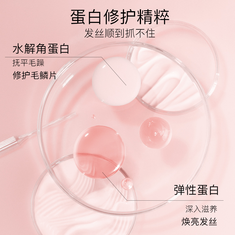 顺滑护发素柔顺修复干枯免洗护发乳护发精华乳抚平发质护理蛋白 - 图2