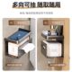Bathroom toilet tissue box punch-free roll paper holder bathroom tissue box mobile phone storage rack wall hanging gray toilet paper holder