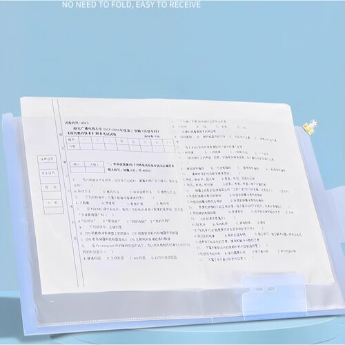 A3试卷收纳袋收纳册学习文件袋整理神器资料册中小学生用品大容量科目分类实用 - 图1