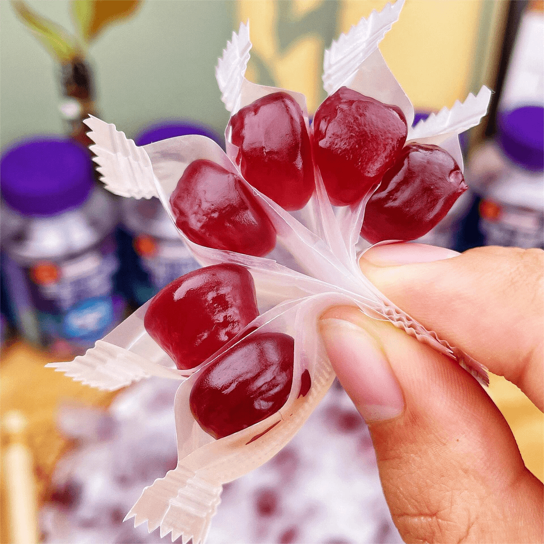 南京同仁堂蓝莓叶黄素酯软糖儿童成人护眼近视正品官方旗舰店糖果