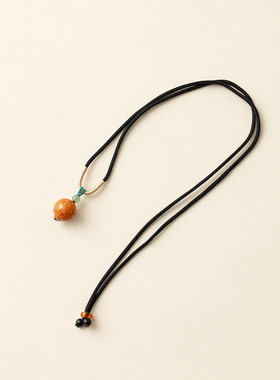 东方匠艺漆韵项链颈间古典美