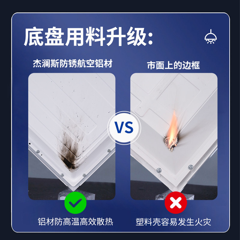 集成吊顶led灯厨房卫生间灯铝扣板嵌入式30x30x60x300x600平板灯,淘宝优惠券,粉丝福利购,淘宝优惠卷