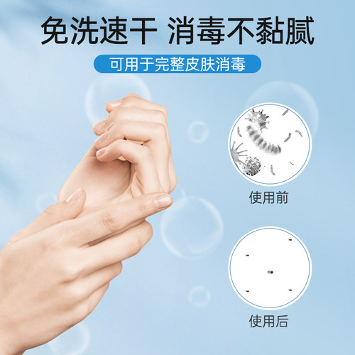 75度酒精喷雾家用小瓶医用消毒液100ml便携免洗消毒杀菌碘伏手部 - 图1