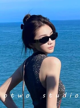 欧美复古猫眼太阳镜女高级感2026新款墨镜韩版方圆脸显瘦防晒拍照