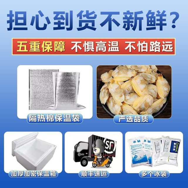 Fresh frozen clam meat|Collected by over 1900 people