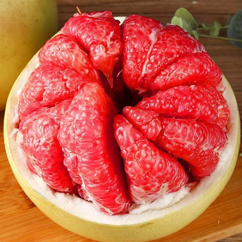 福建平和琯溪正宗红心蜜柚红肉皮薄新鲜应季大果整箱批发超甜