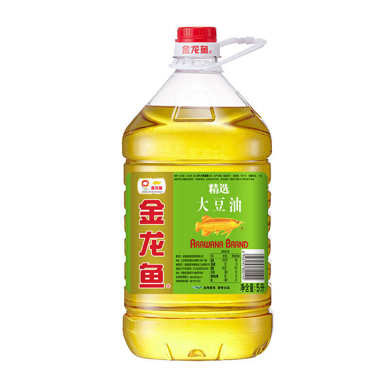 【金龙鱼】精选大豆油5L*4整箱装清香炒菜烹饪食用油营养,淘宝优惠券,粉丝福利购,淘宝优惠卷
