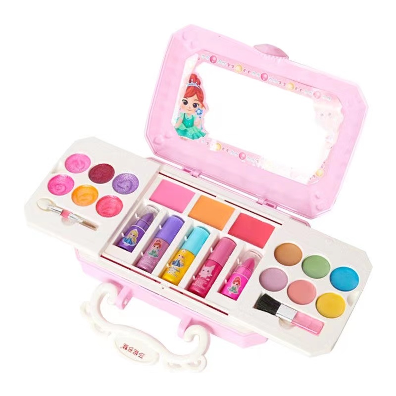 儿童化妆品玩具套装无毒女孩小孩公主演出专用彩妆盒女童生日礼物