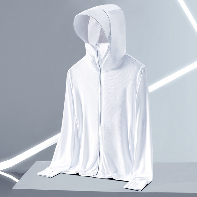 Ice Silk Sun Protection Clothing Men's UV Protection 2025 Summer Thin breathable Sun Protection Clothing Outdoor Fishing Jacket Quick Drying
