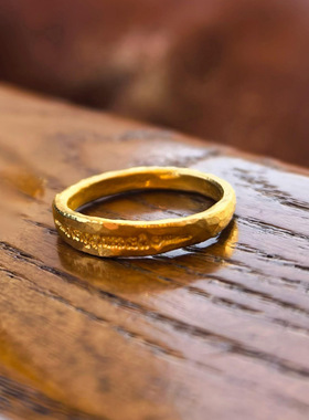 素圈戒叠戴7号闭口锁链泡泡钻吊坠戒指食指戒