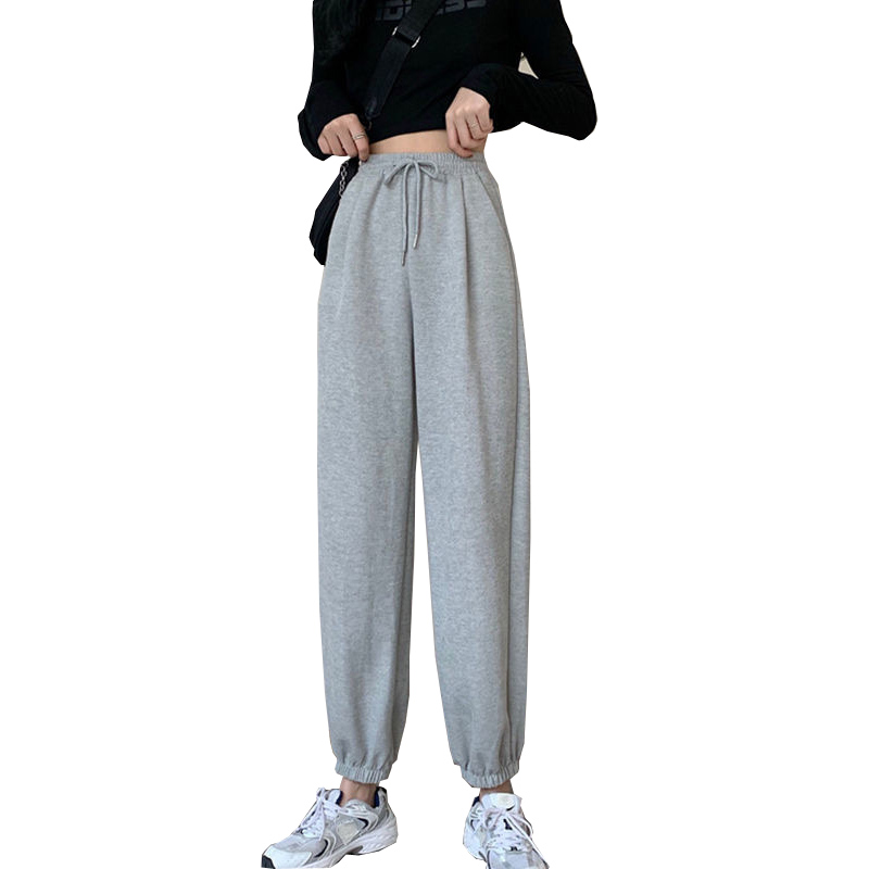 春秋学生韩版高腰显瘦宽松哈伦裤 天天特卖工厂店休闲裤