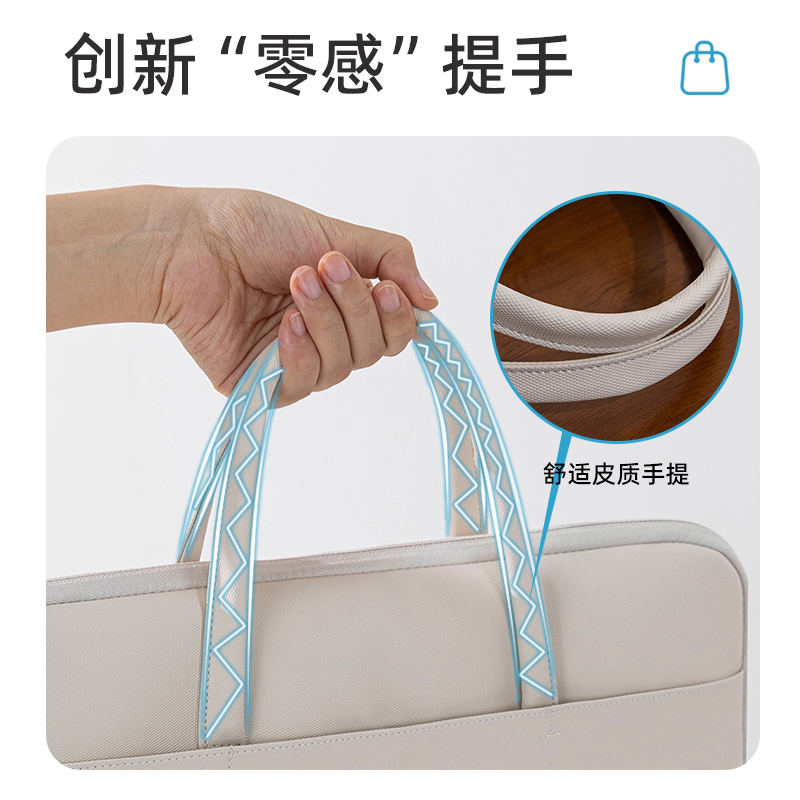 2025手提笔记本电脑包女简约14寸适用于苹果macbook13.3联想小新pro14华为小米15.6英寸ipad平板保护套内胆包 - 图3