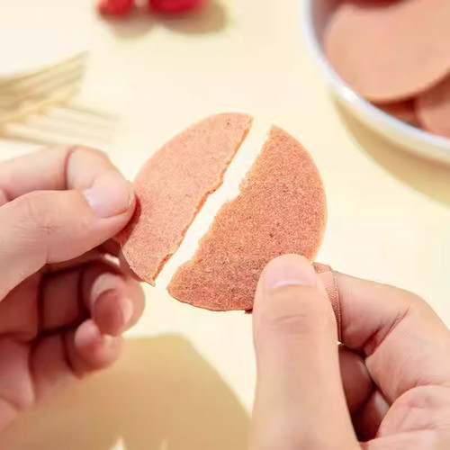 山楂片零食500g山东特产开胃山楂条卷糕球小吃袋装原味年货节新鲜 - 图1