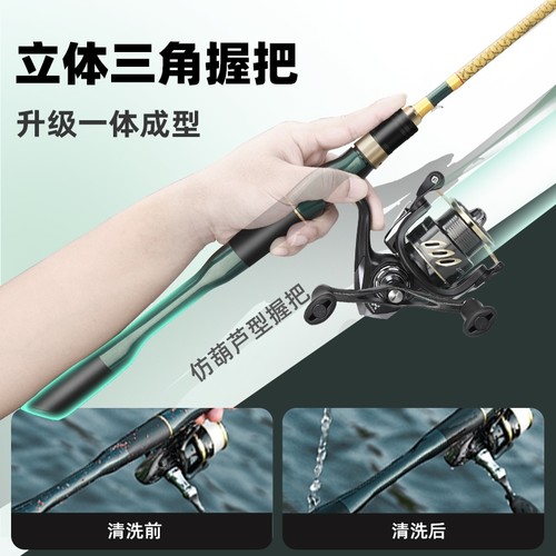 哈斯达滑竿大导环专用竿路亚纺车轮远投路亚竿套装变调硬度碳素 - 图0