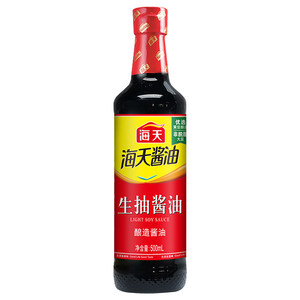 海天生抽酱油500ml+调料小袋【任选】