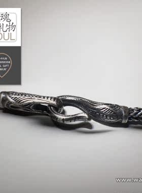 灵魂礼物925银纯银复古细腻项链