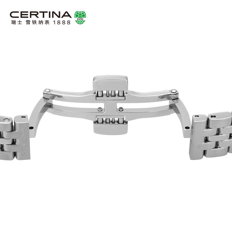 Certina雪铁纳卡门系列瑞士进口情侣防水石英钢带手表女表 Certina雪铁纳卡门系列瑞士进口情侣防水石英钢带手表女表