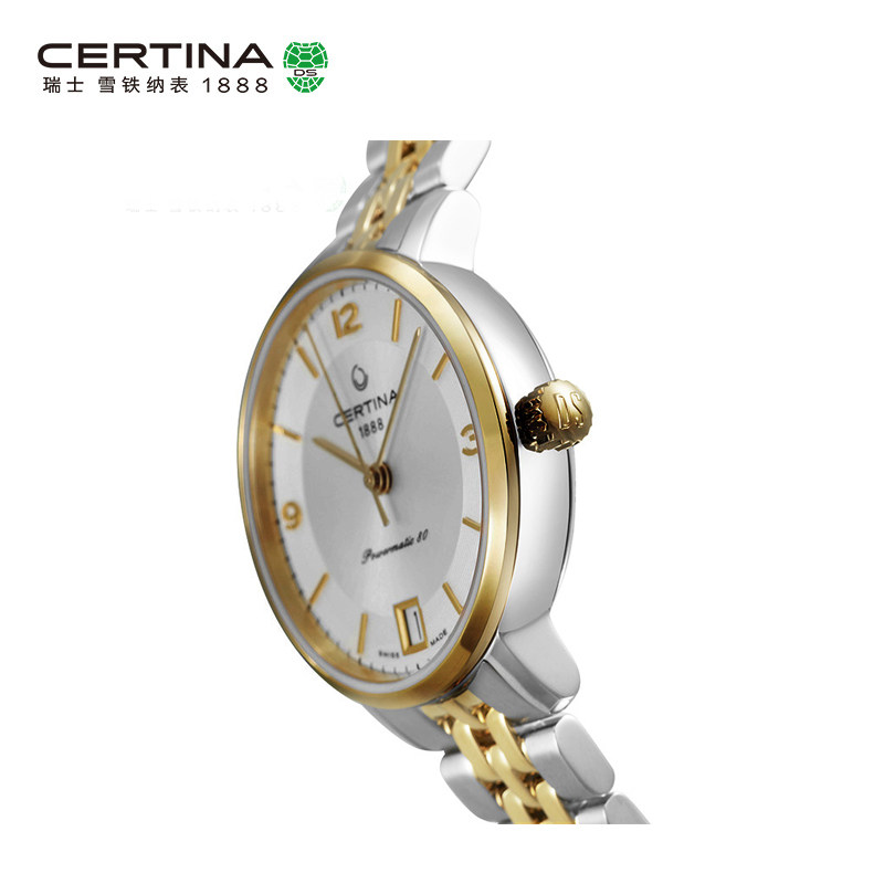 Certina雪铁纳卡门系列瑞士进口时尚情侣防水机械钢带手表女表 Certina雪铁纳卡门系列瑞士进口时尚情侣防水机械钢带手表女表