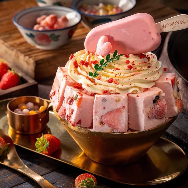 Internet celebrity Mianmiansha ice bowl Korean ice cream shaved ice bowl