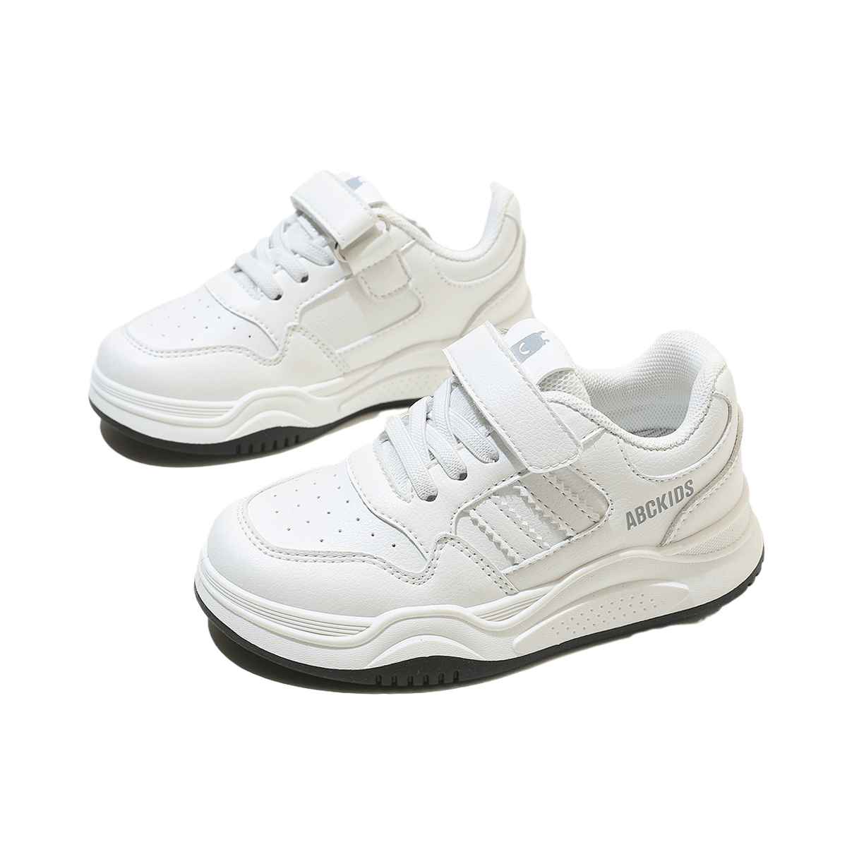 abckids童鞋儿童板鞋白色春秋男女童运动小白鞋学生团队演出鞋子,淘宝优惠券,粉丝福利购,淘宝优惠卷