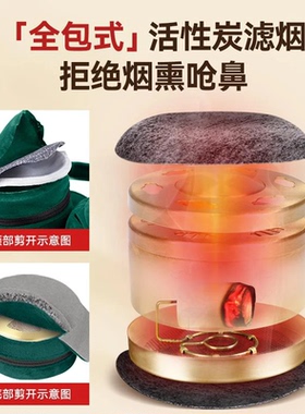 无烟艾灸盒家用背部督脉膀胱经