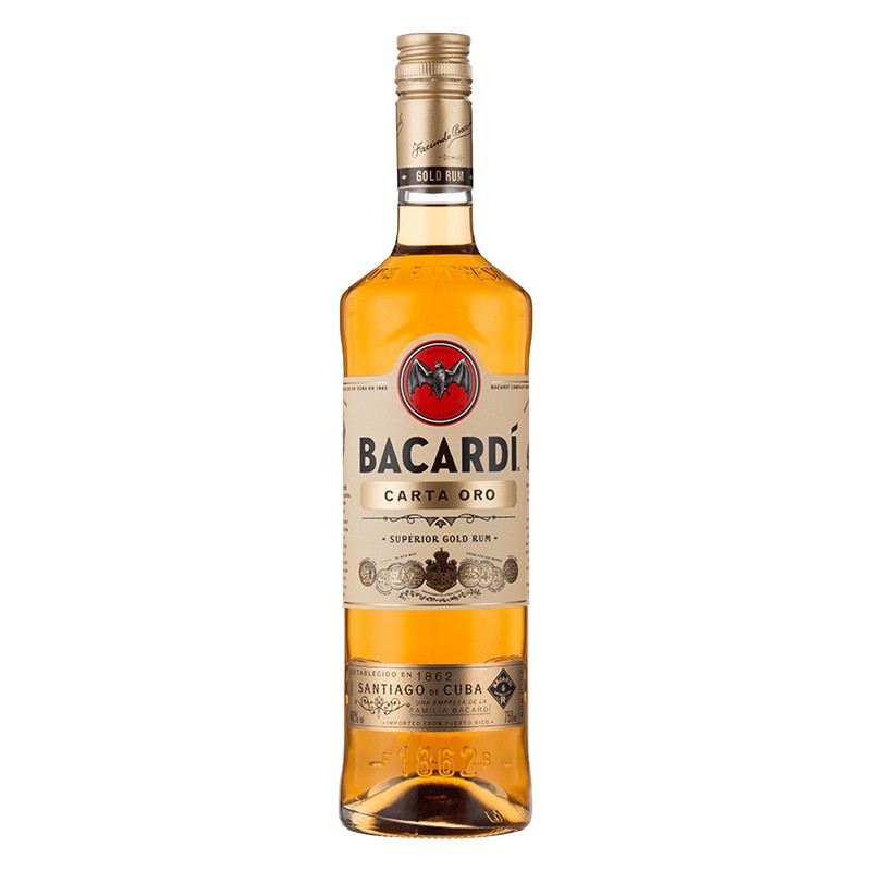 原装进口 百加得金朗姆酒BACARDI GOLD RUM正品洋酒 鸡尾酒基酒 - 图3