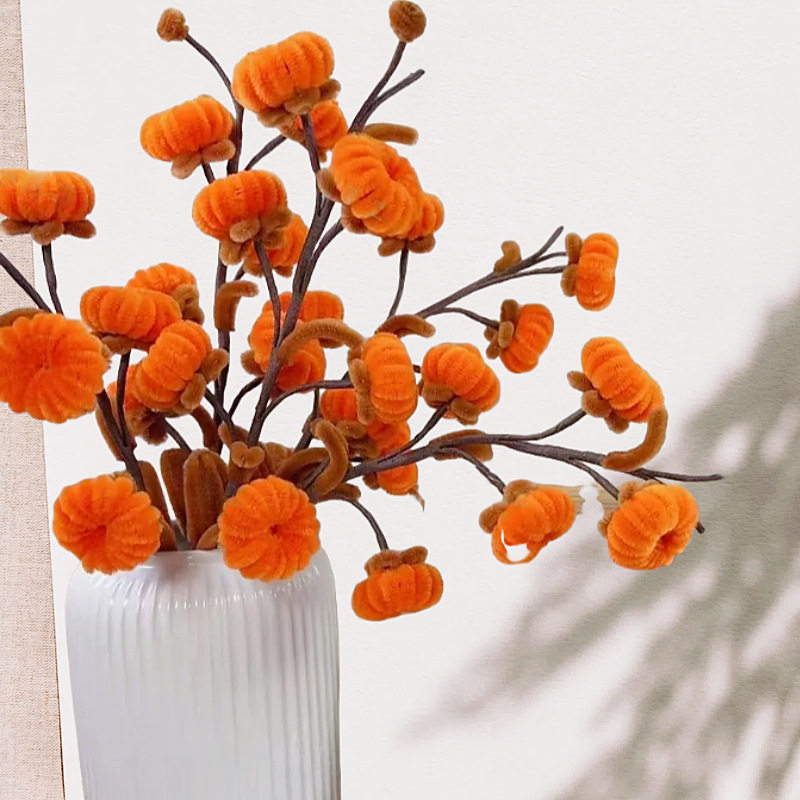 DI扭棒意材料仿真花桌面迁礼装手工Y扭柿柿如包摆件乔物饰,淘宝优惠券,粉丝福利购,淘宝优惠卷