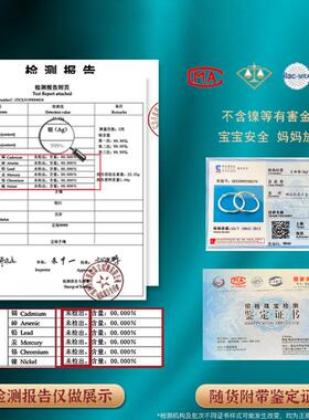纯银实心长命锁银手镯描金百福饼平安锁吊坠龙宝宝满月周岁送礼物