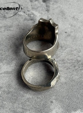 自主Undercover高桥盾UC骷髅戒指