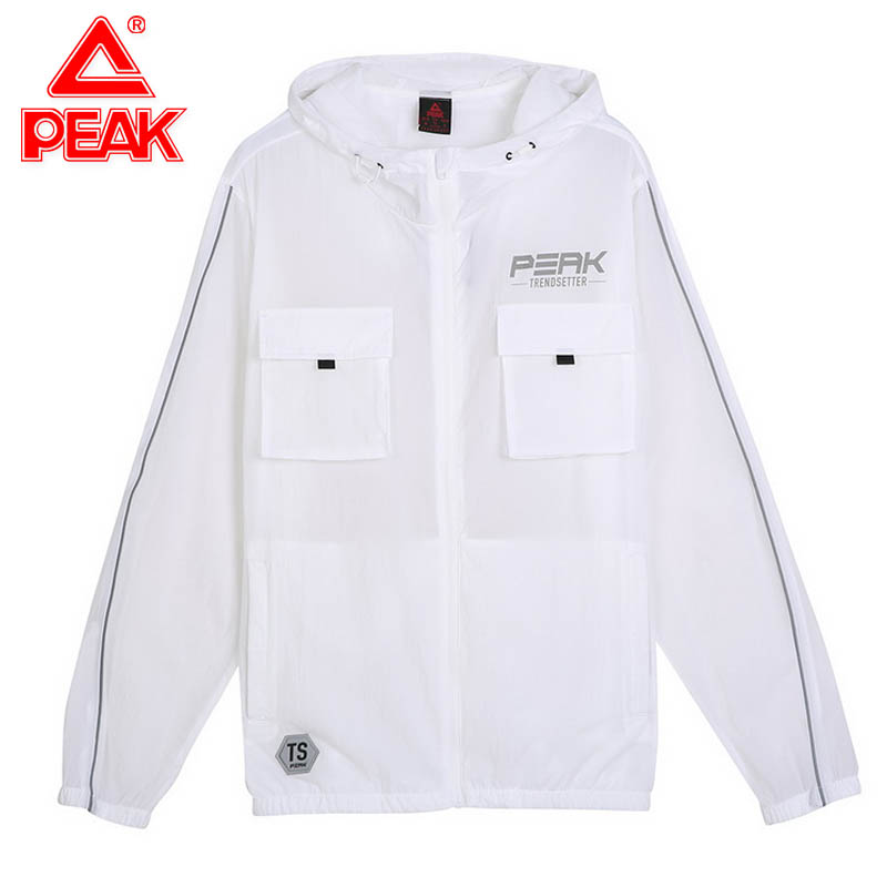 Peak White Coat Men's Windbreaker Men's 2020 New Fashion Workwear Casual Wear Athletic Wear Men's Peak