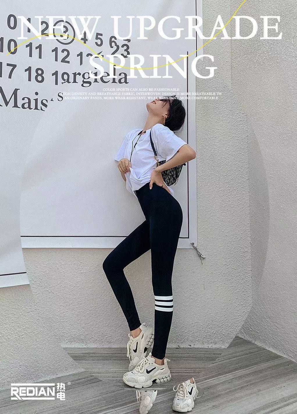 波亚婷旗舰店BOYATING波亚婷热电纤体运动收腹紧身燃脂裤0