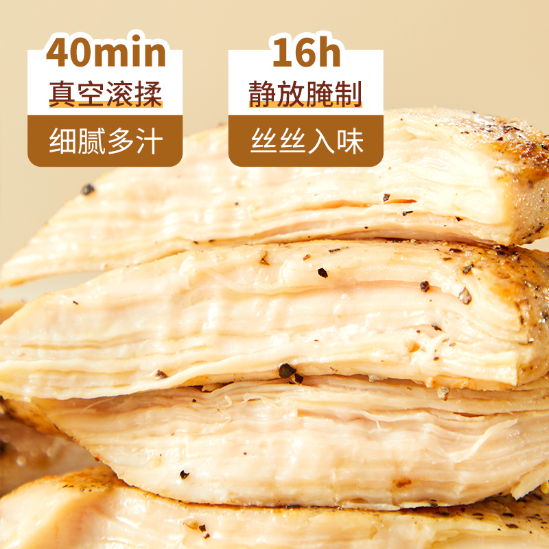 【百亿补贴】圣农香煎大鸡排鸡胸肉代餐黑椒味冷冻100g*10片-图0