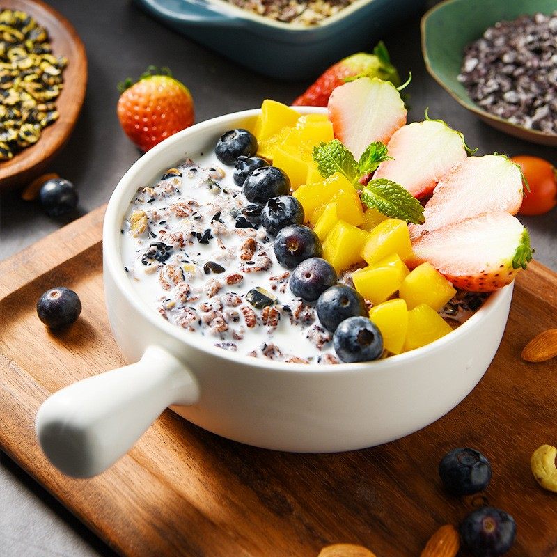 美粥食客5黑燕麦片500g五黑谷物粥即食冲调麦片营养早餐高纤黑麦,淘宝优惠券,粉丝福利购,淘宝优惠卷