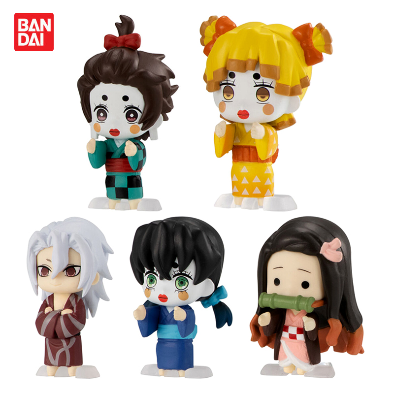 [预售]玩具 鬼灭之刃角色排队造型摆件5 再版 - 图0