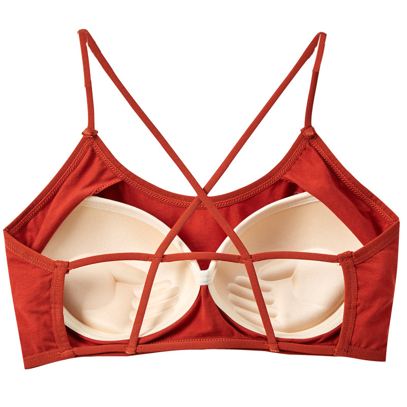 美背女无钢圈大码胖mm吊带一体裹胸 少婷抹胸