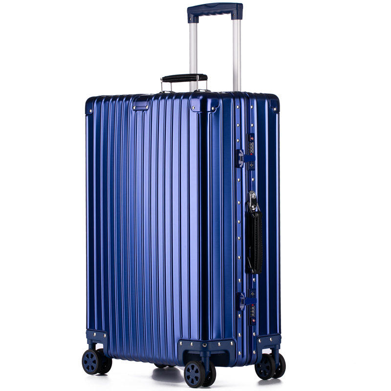 全铝镁合金女万向轮金属登机箱包 bkt旅行箱