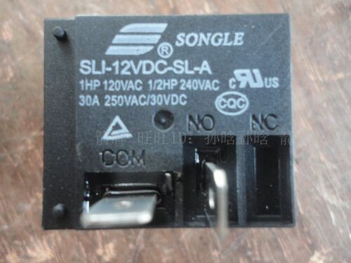 快即热式热水器大功率定制继电器 SLI-12VDC-SL-A 4脚1常开30A40A - 图0
