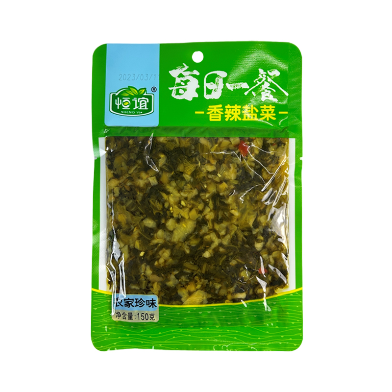 恒谊下饭菜150g佐餐配粥下饭面条小菜多口味小包装真空装榨菜风味