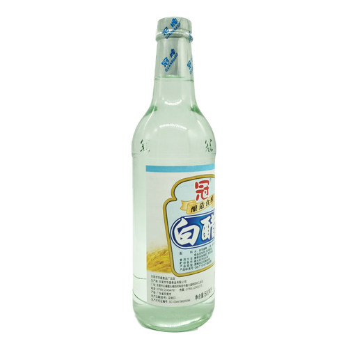 冠牌白醋500ml*3家用商用腌制炒菜泡脚泡豆泡菜高浓度3.5多用包邮 - 图1