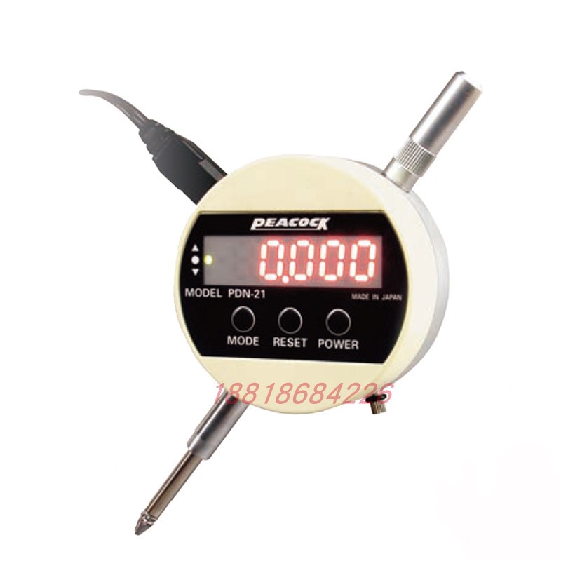 原装日本PEACOCK孔雀 电子数显指示表千分表 PDN-21 PDN-51 - 图2