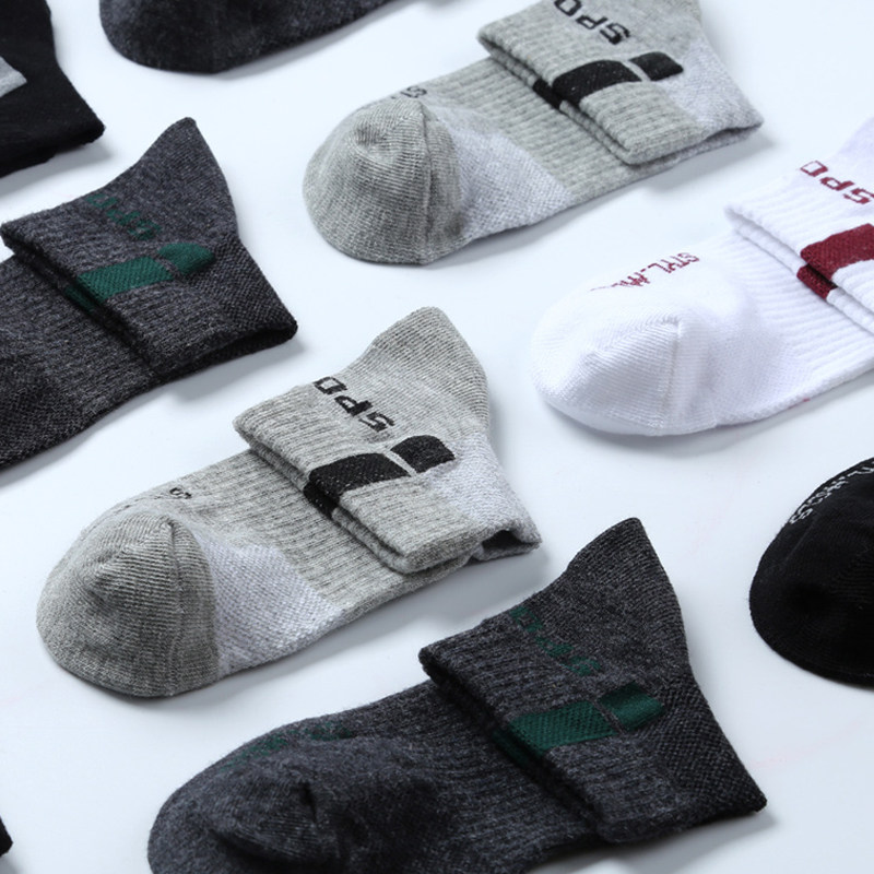 男士四季薄款全棉防臭隐形潮中筒袜 麻衣传说短袜/打底袜/丝袜/美腿袜