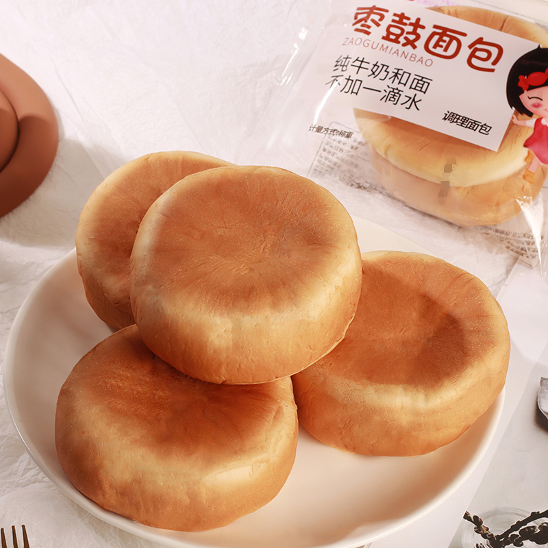 海玉夹心面包豆鼓枣鼓面包整箱1kg营养早代餐休闲食品零食糕点心