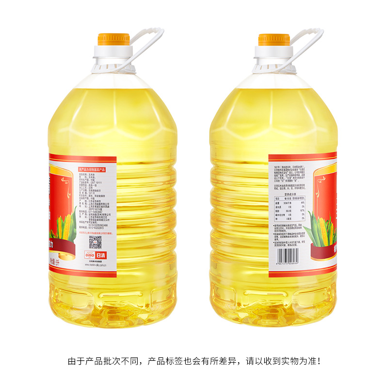 【整箱】日清玉米油5L*4 大桶食用油批发团购压榨非转基因植物油 - 图2