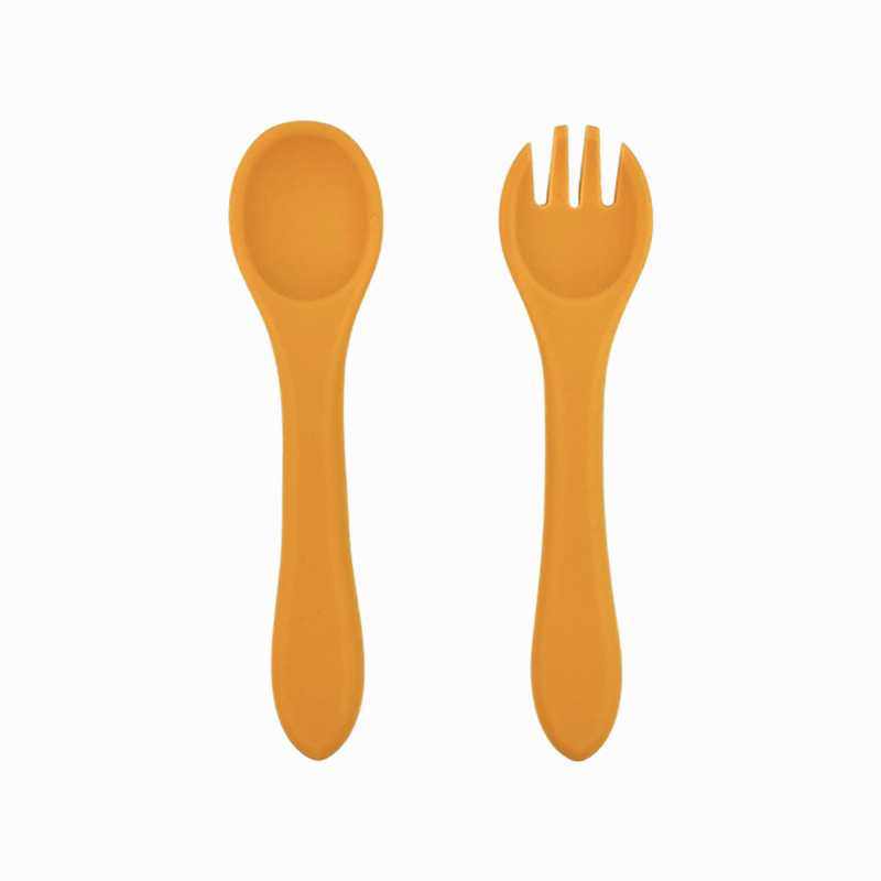 新款直销宝宝食品级硅胶软叉勺 儿童学吃饭训练餐具婴儿喂养辅食,淘宝优惠券,粉丝福利购,淘宝优惠卷