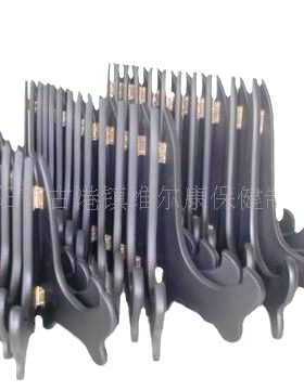 新款直销仿木挂盘架普洱茶饼木支架 盘子展示木支架相框支架平安