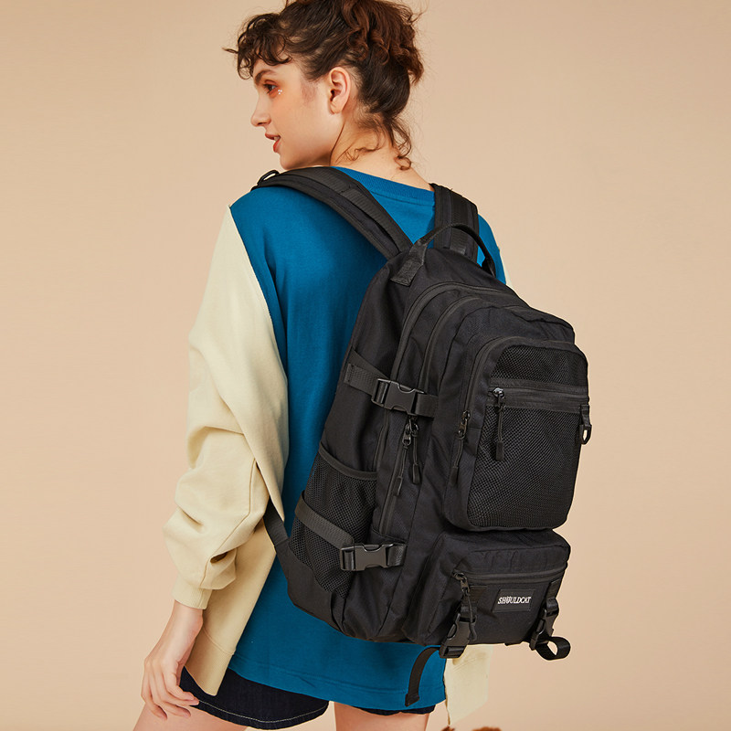 shouldcat大容量旅行ins风双肩包 shouldcat秀迪猫双肩背包