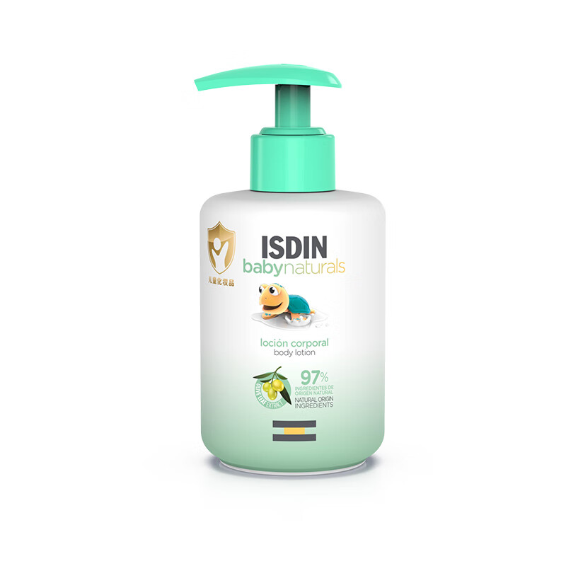 ISDIN/怡思丁儿童天然倍护身体乳400ml润肤乳婴儿专用补水保湿