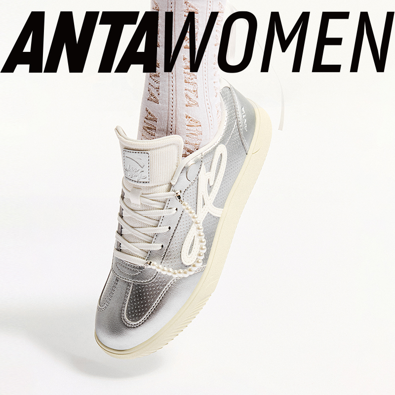 安踏曼舞丨芭蕾风薄底板鞋女2025冬季新款T头德训舞蹈休闲运动鞋 - 图1