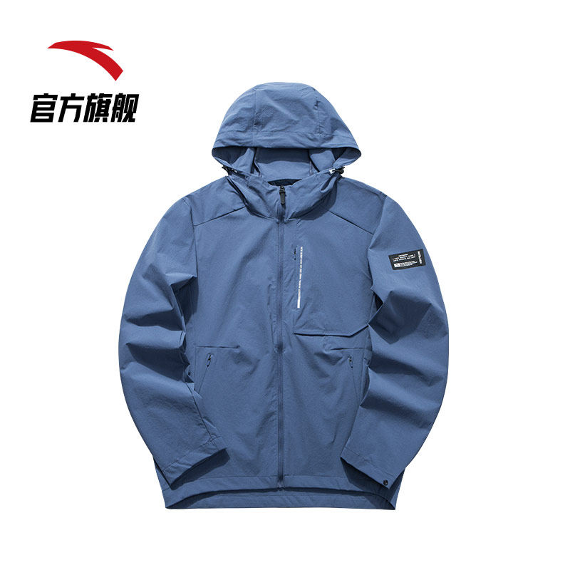 安踏官网旗舰2021秋季新款梭织上衣 antaoutlets店运动茄克/外套